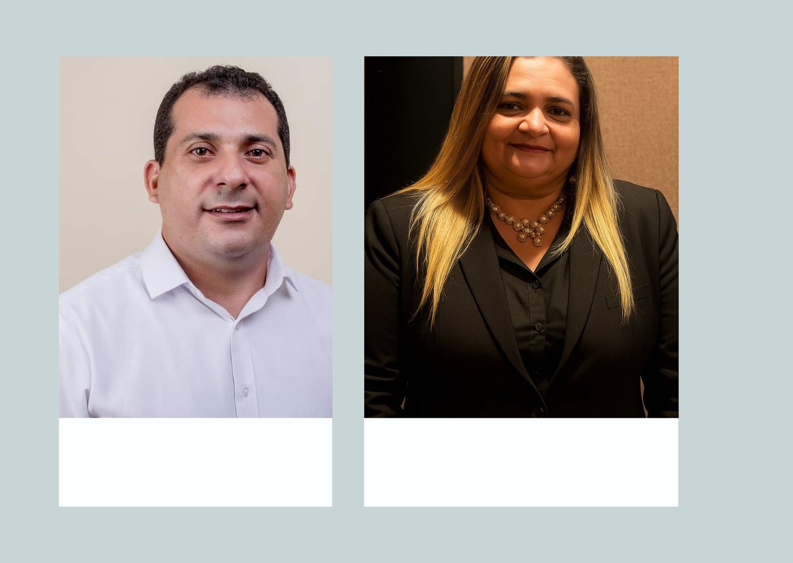 Personal Photos Photo Card in Light Blue Modern Style